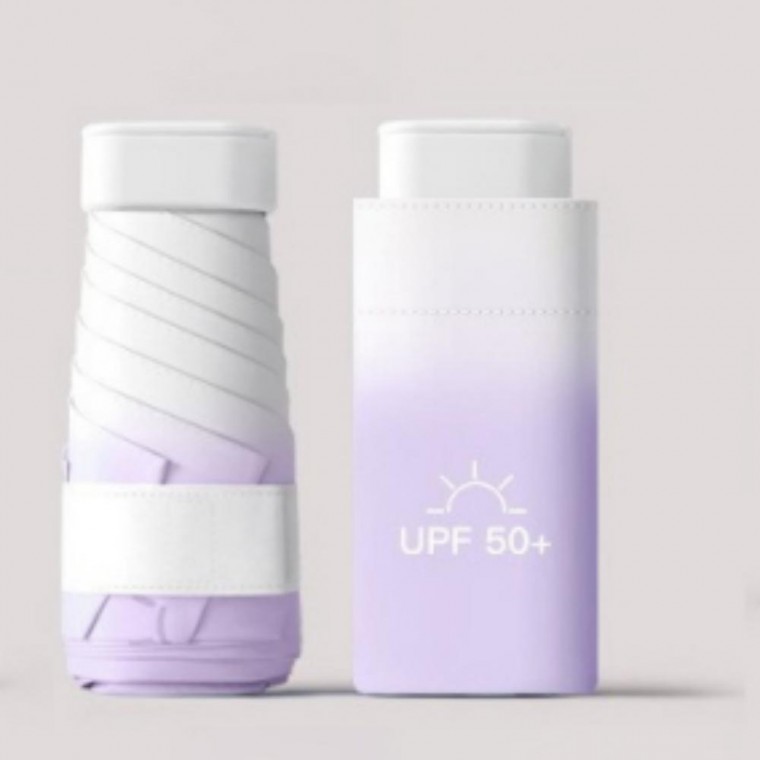 초경량 우산 3단 접이식 양우산 자외선차단 UPF50+ 포켓 우산 암막 양산 - 상품 이미지