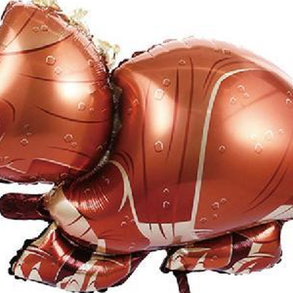백악기초식공룡 트리케라톱스은박풍선 대형공룡헬륨풍선 110x62cm - 상세 이미지 2