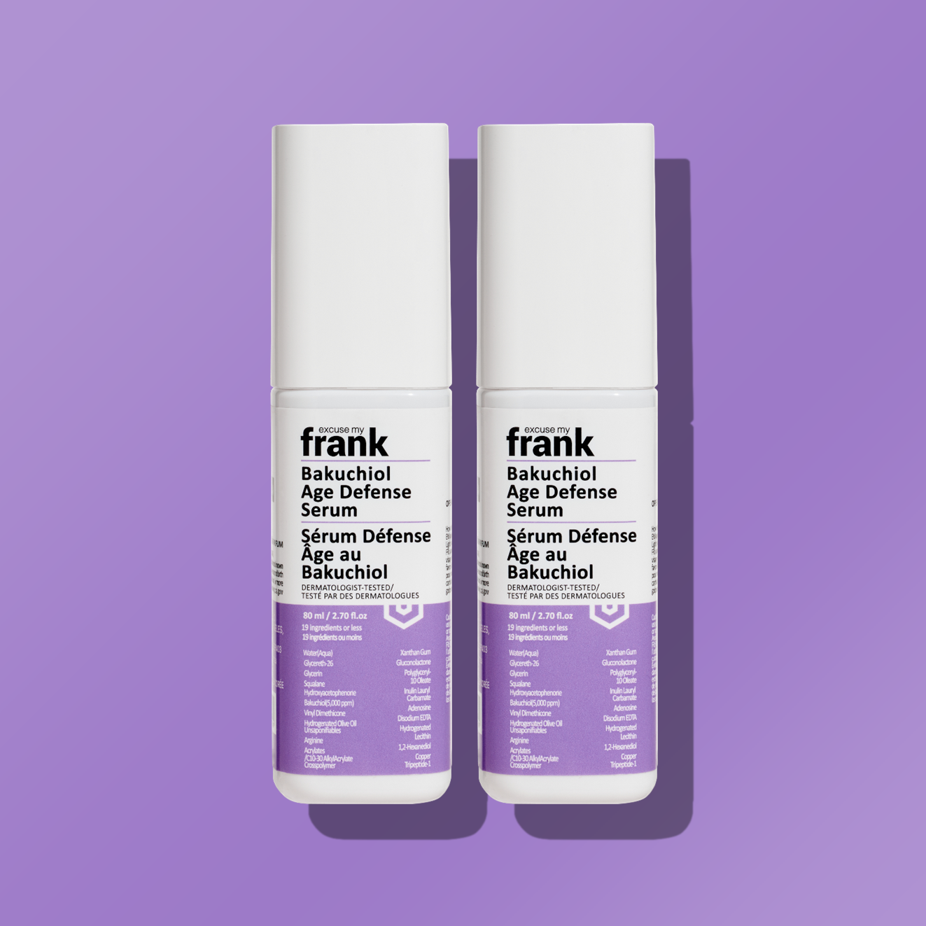 익마프 바쿠치올 에이지 디펜스 세럼 앰플 스킨 익스큐즈마이프랭크 80ml, 2개 - 상품 이미지