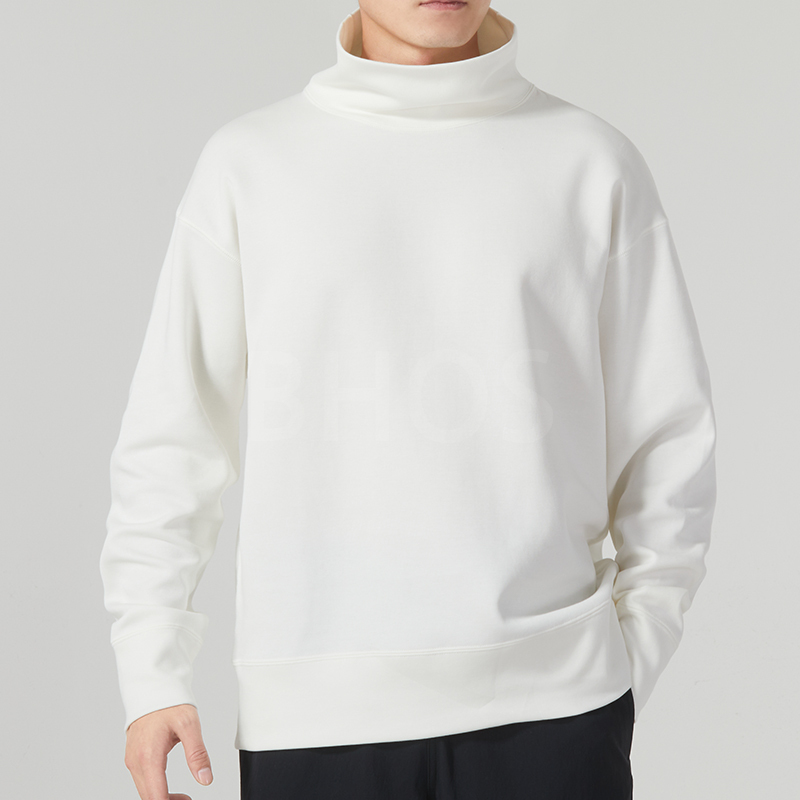 나이키 TCH FLC TURTLE NECK 화이트 남성 맨투