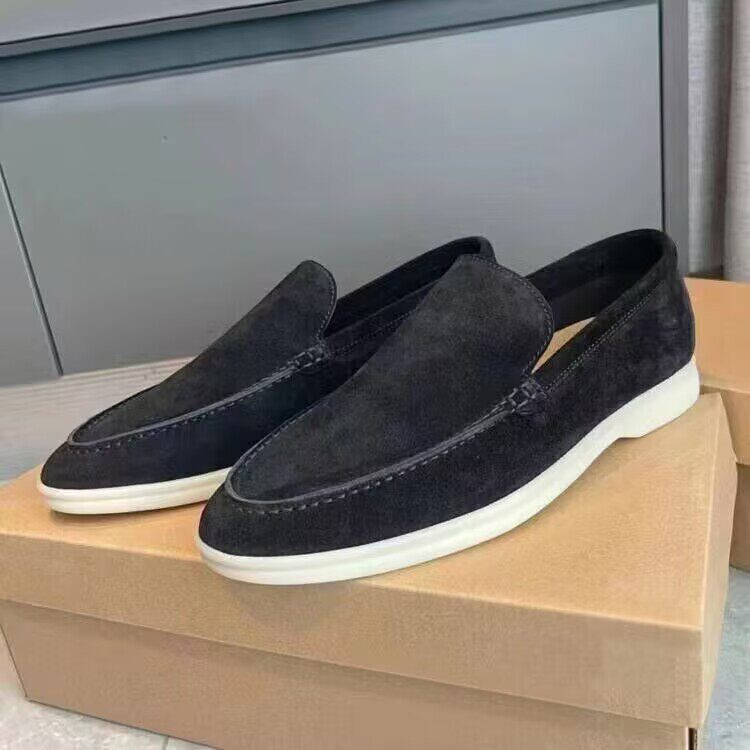 남성 스웨이드 로퍼 드라이빙 구두 캐주얼 데일리 슈즈 슬립온 남자 신발 290mm - 상세 이미지 4