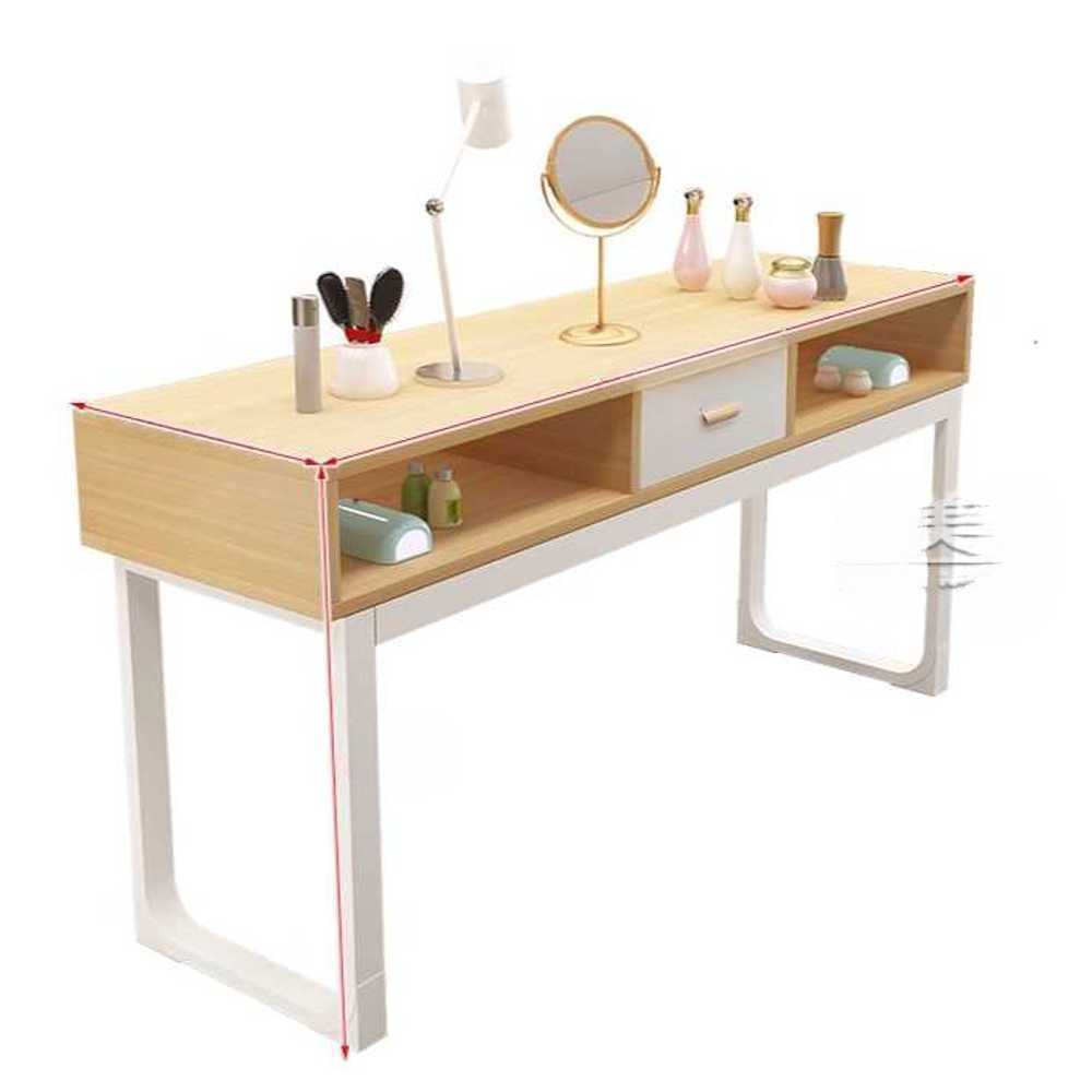 네일샵테이블 데스크 작업대 시술 다기능 뷰티샵 책상 흰색 80x40x78 서랍 없음 - 상품 이미지