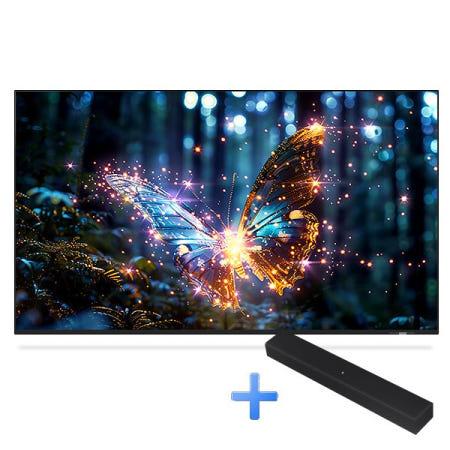 삼성전자 삼성전자 QLED TV 4K QF7A 163cm 벽걸이형 사운드바(HW-B400F) 세트 o클릭o KQ65QF7AAFXKR