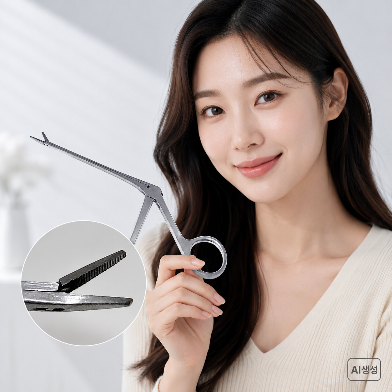 이어포셉 의료용 마이크로 이비인후과 귀지 포셉 핀셋 - 상품 이미지