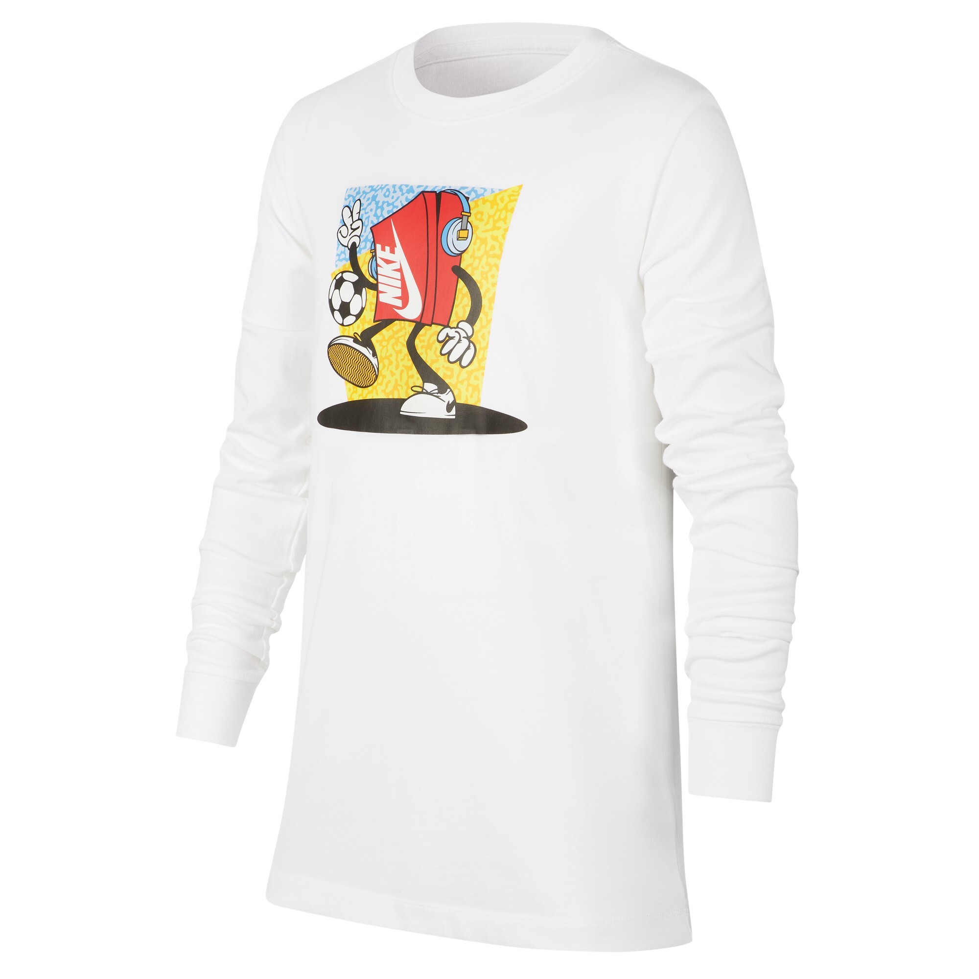 나이키 NSW LS BTS BRNDMARK FA22 블랙 키즈 티