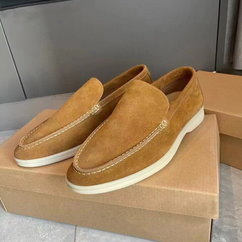 남성 스웨이드 로퍼 드라이빙 구두 캐주얼 데일리 슈즈 슬립온 남자 신발 290mm - 상세 이미지 3