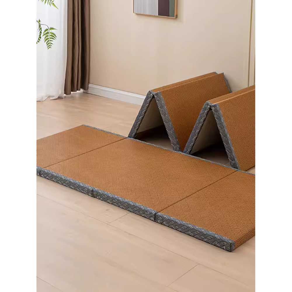 왕골 돗자리 마루판 쿨링 접이식 여름 등나무 바닥 80x190 두께 약 3CM - 상품 이미지