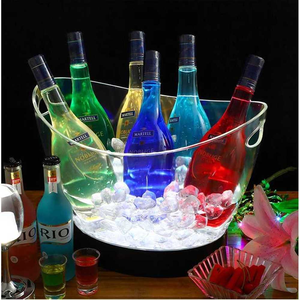 LED 와인 바스켓 버킷 얼음통 샴페인 양주 맥주 버켓 A - 상품 이미지