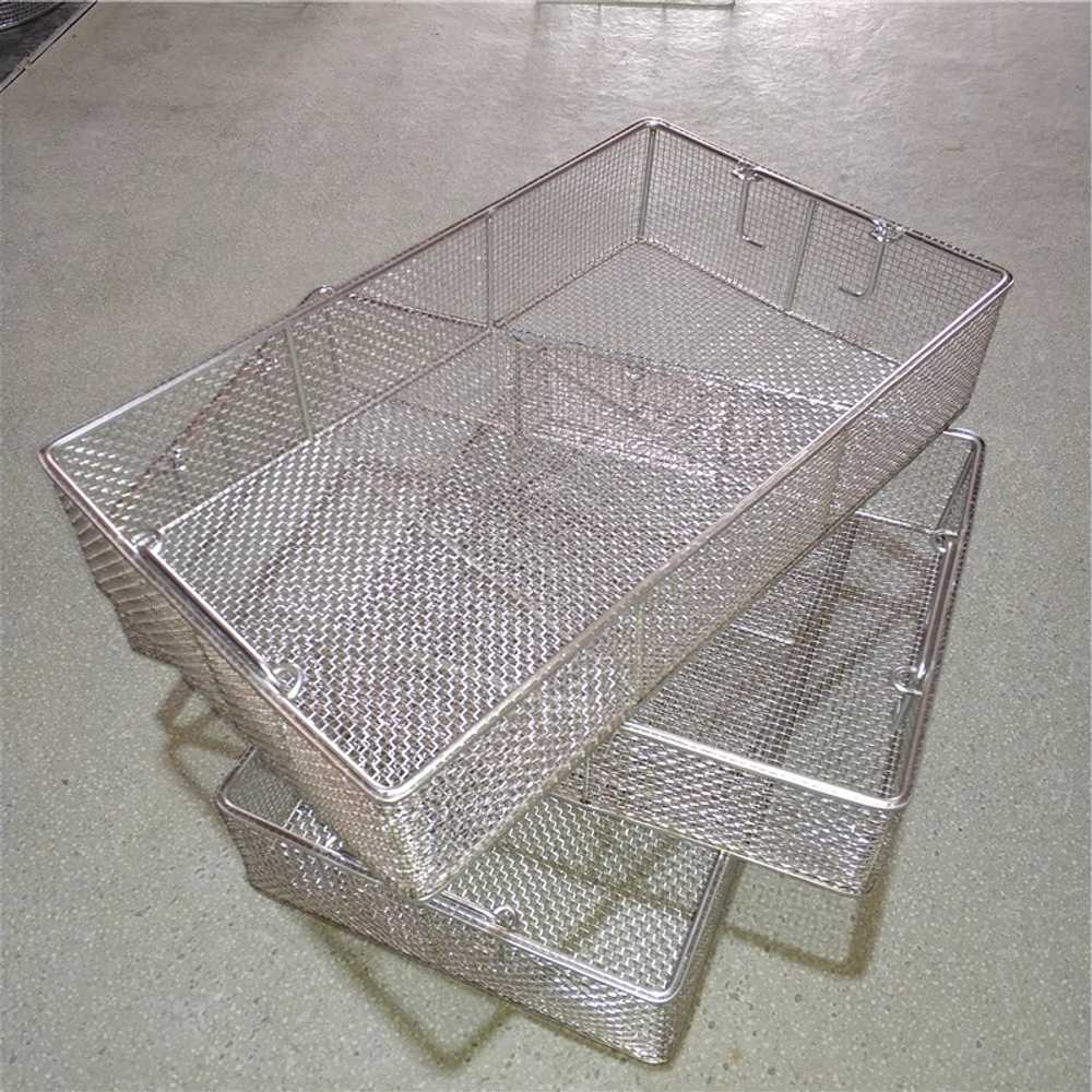 대형 스텐 채반 메쉬 타공 베이킹 튀김기 채망 업소용 20x15x10cm - 상세 이미지 3
