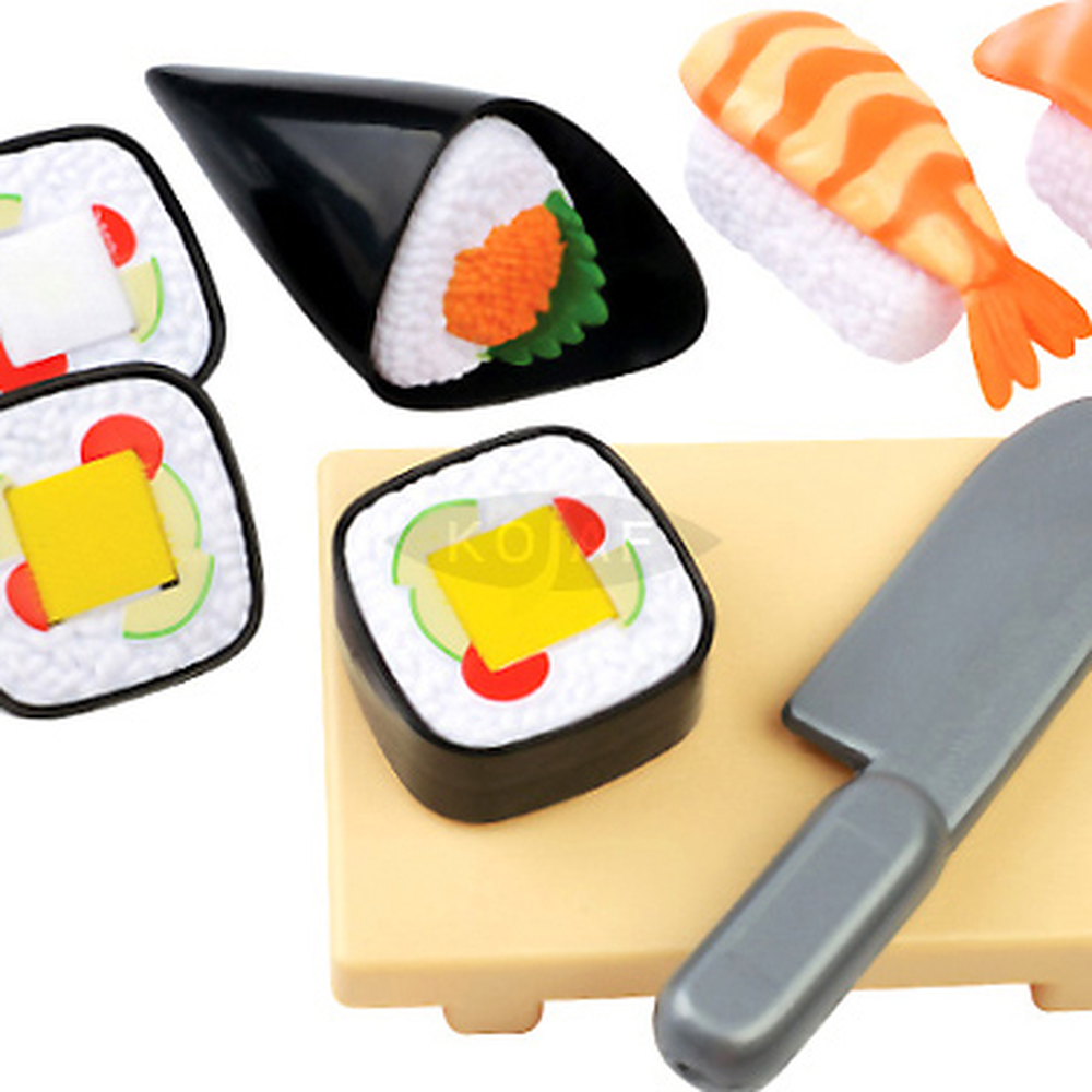 간단조립초밥만들기세트 안전모서리요리놀이세트 소근육발달창의력향상 8pcs 3세이상 - 상세 이미지 3