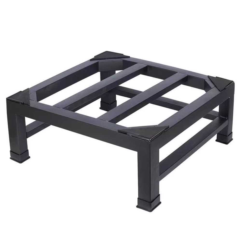 세탁기 건조기 거치대 받침대 수납장 랙 직렬설치 검정색 40x40x15 - 상품 이미지