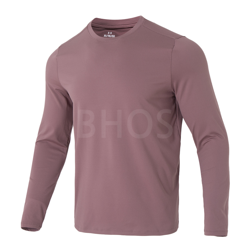 언더아머 UA Meridian LS 브라운 남성 티셔