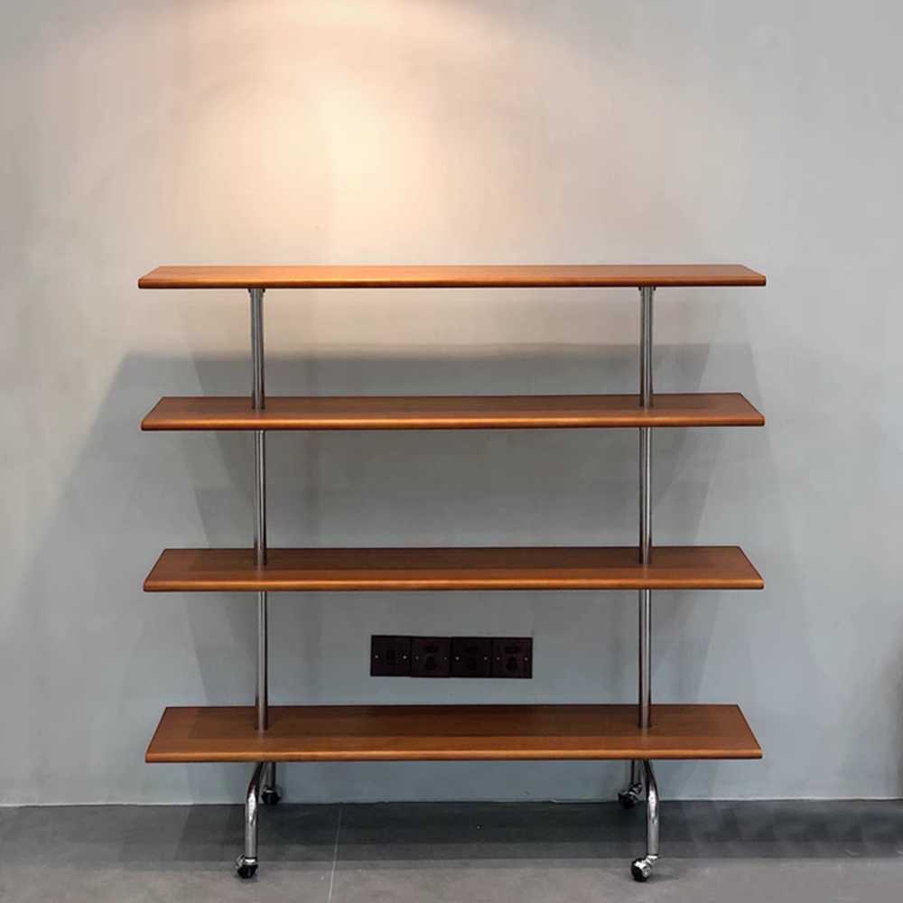 모던 벽책꽂이 벽선반장 시스템 수납장 조립식 진열 흰색 100x25x116cm - 상세 이미지 2
