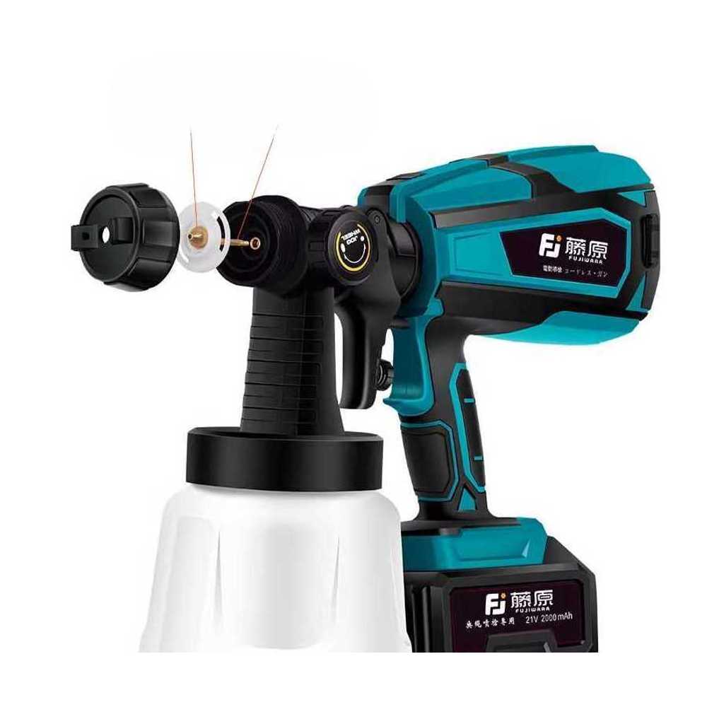 페인트 분무기 전동 스프레이 기계 유성 고출력 도색 4 구리 입 1.5/1.8/2.0 - 상품 이미지