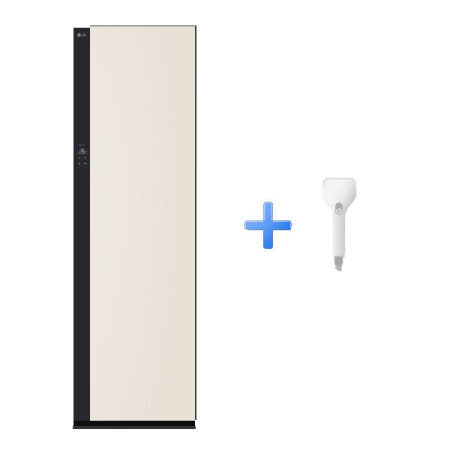 LG전자 스타일러 오브제컬렉션 (NEW) 샌드 베이지 +스티머 5벌+바지1벌 o클릭o SC5MBR80S