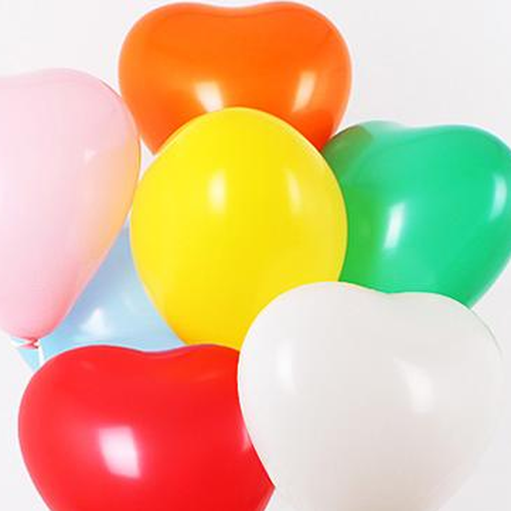 빨간색이벤트용하트풍선 국산고무파티용하트고무풍선 생일파티 100개입 12인치 - 상세 이미지 4