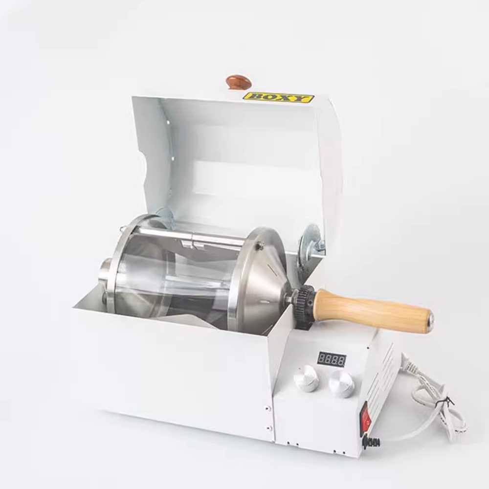 커피 로스팅기 철 회전식 군밤 열풍식 망 핸드 수동식 BX-100 스틸(직화) - 상세 이미지 2