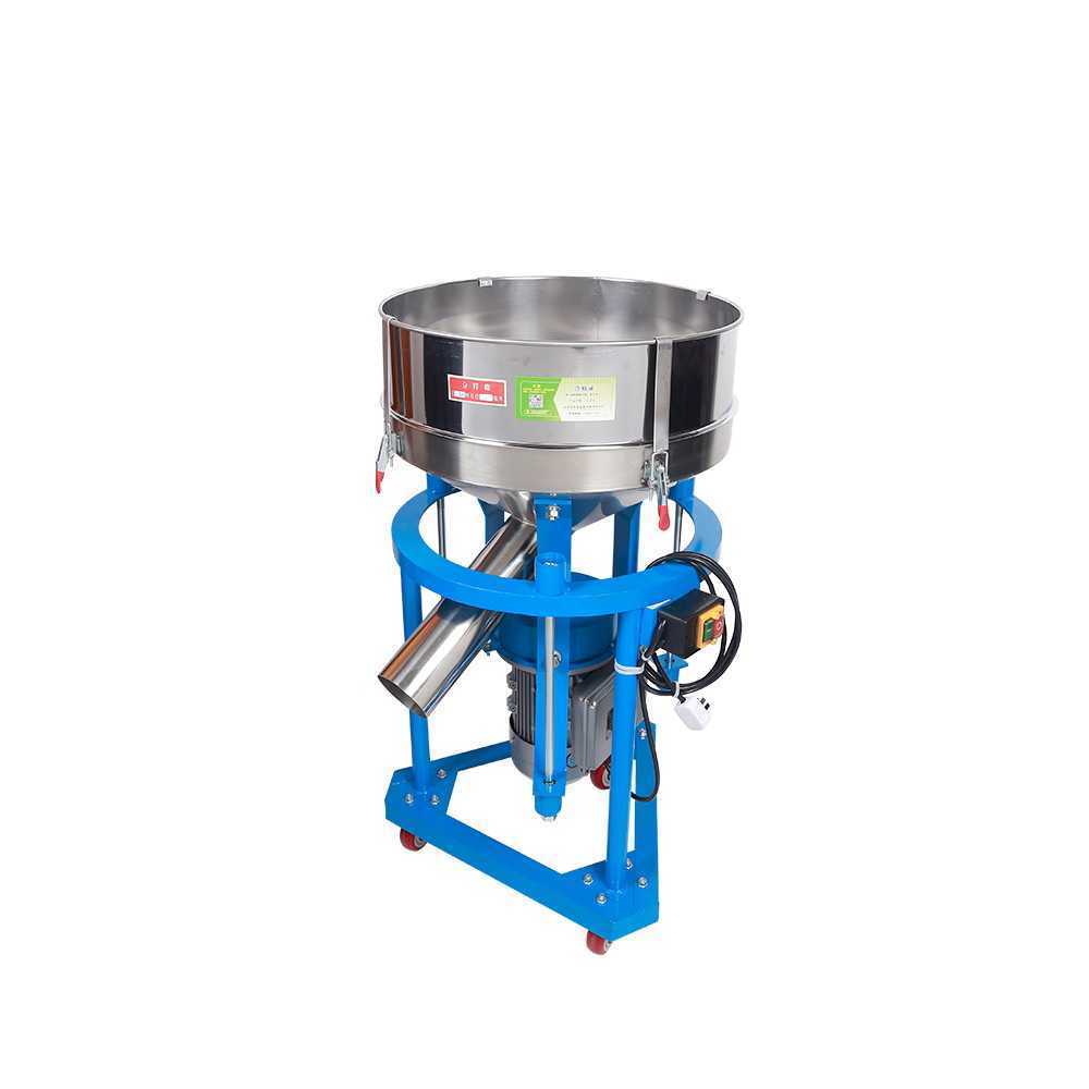 진동 선별기 전동 가루 자동 모래 곡물 진동채 거름채 라운드 380V 750W 500 - 상품 이미지