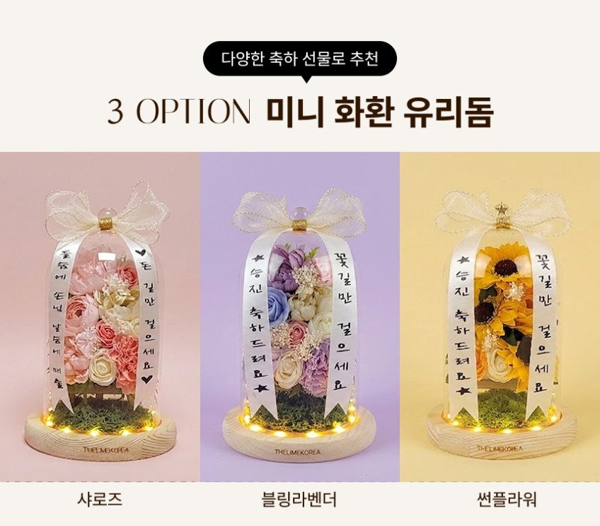 개업선물 해바라기 미니화환 축하 승진 개원 퇴사 선물 리본문구 판매처 상세 정보 이미지 3
