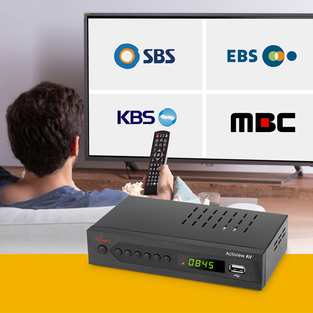지상파 디지털 TV 수신기 TV셋톱박스 Actiview AP13AV 이미지 6