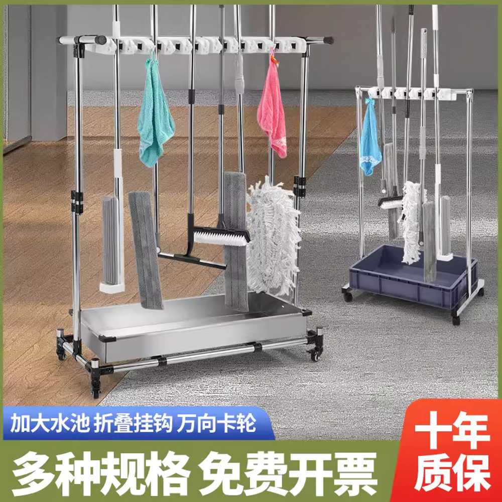 다목적 청소도구함 보관함 대형마트 중형 탈의실 공장 일반 모델/56개 후크(대야X) - 상세 이미지 5