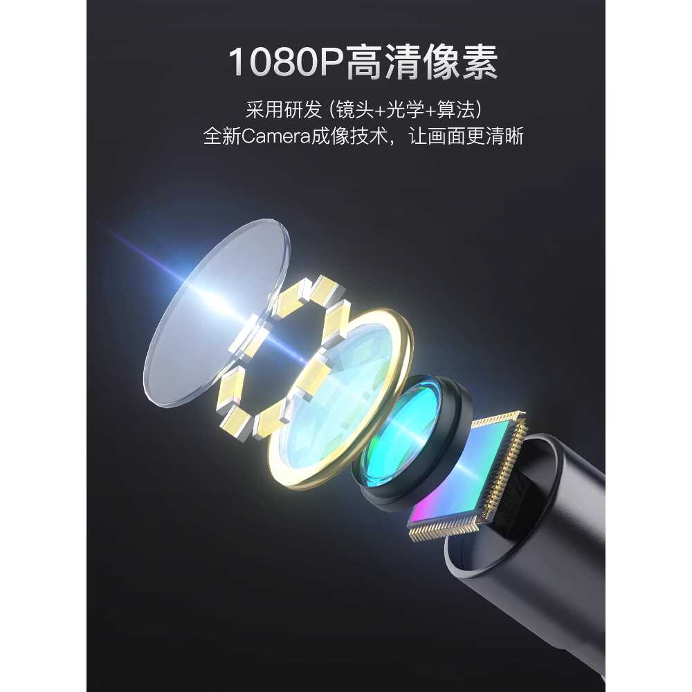 굴절 내시경 카메라 검사 케이블 틈새 내부 전방향 G30(4.3) 8mm 단일 1m 하드 - 상세 이미지 5