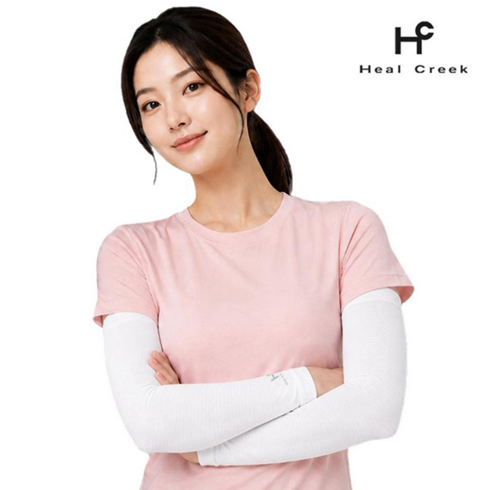 힐크릭 매직 밴드 스트라이프 쿨토시 UV차단 스포츠 냉감팔토시 - 상세 이미지 4