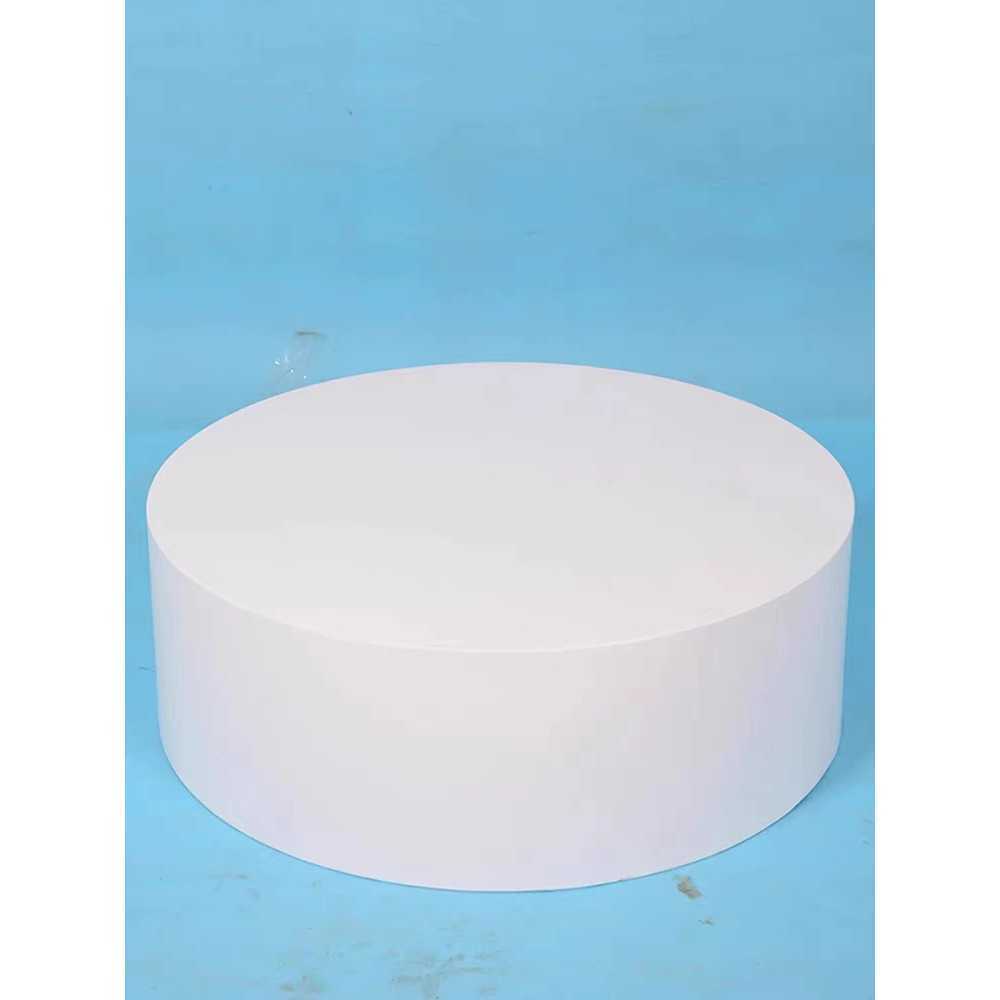 촬영 발판 원형 촬영장 간이 발디딤대 피팅룸 발받침 흰색 10cm 50cm 1층 - 상품 이미지