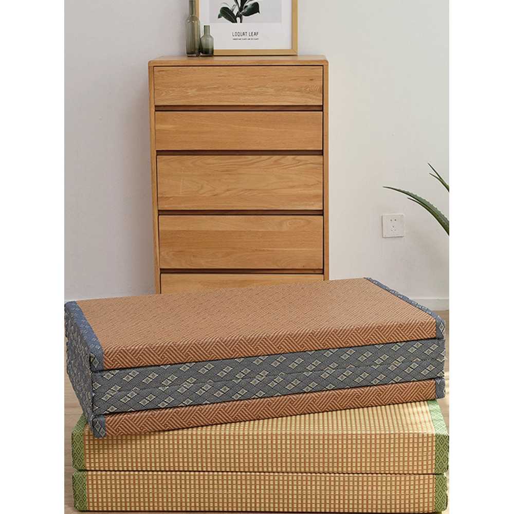 왕골 돗자리 마루판 쿨링 접이식 여름 등나무 바닥 80x190 두께 약 3CM - 상세 이미지 5