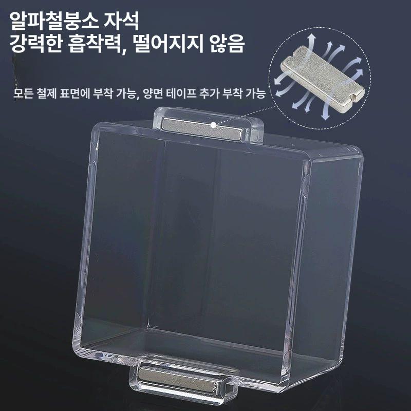 기계 스위치 캡 커버 방수 자석 보호 정지 투명 버튼 비상 정사각형 42x42x30mm - 상세 이미지 3