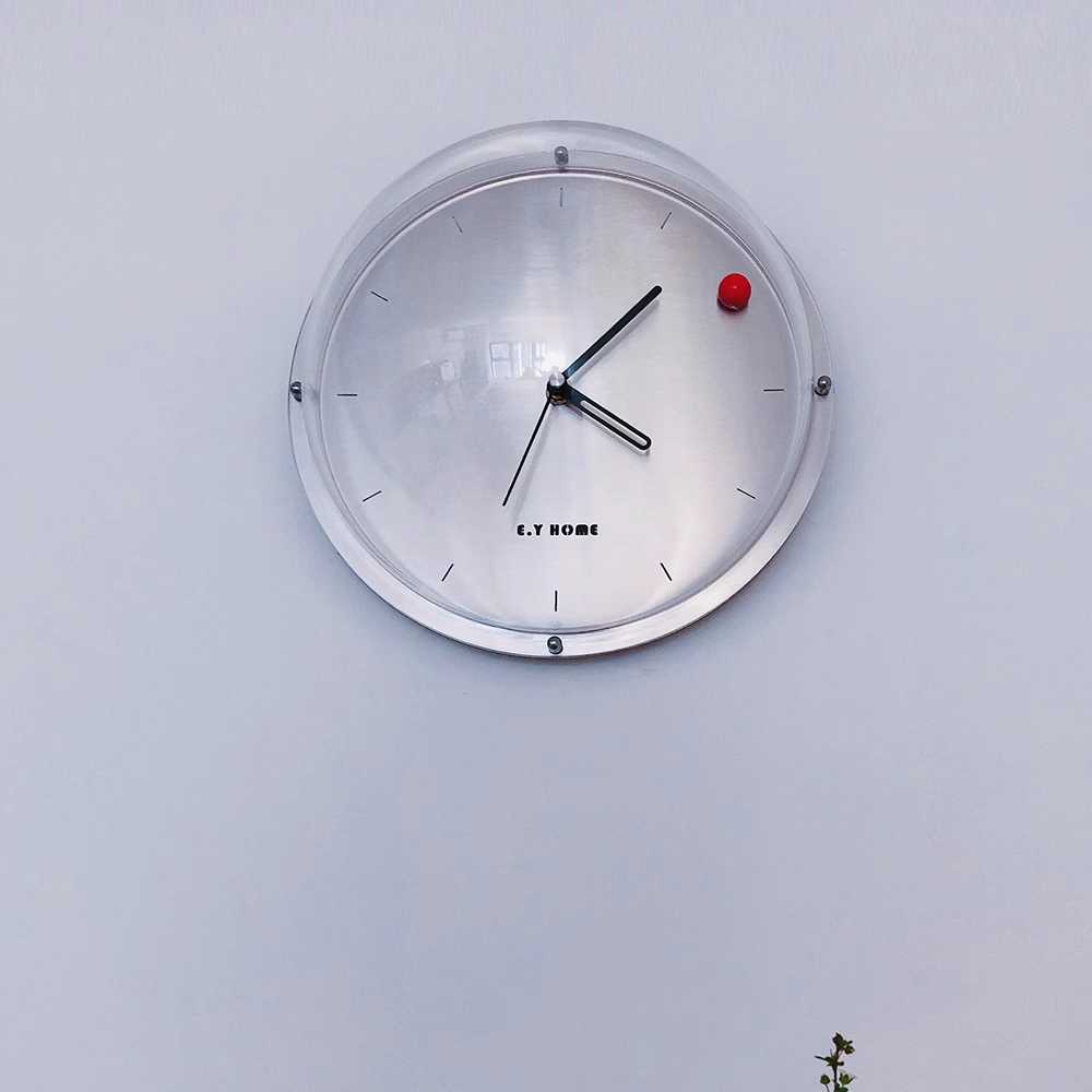 아크릴 벽시계 무소음 모던 특이한 돔 벽걸이시계 벽 직경 26cm - 상세 이미지 5