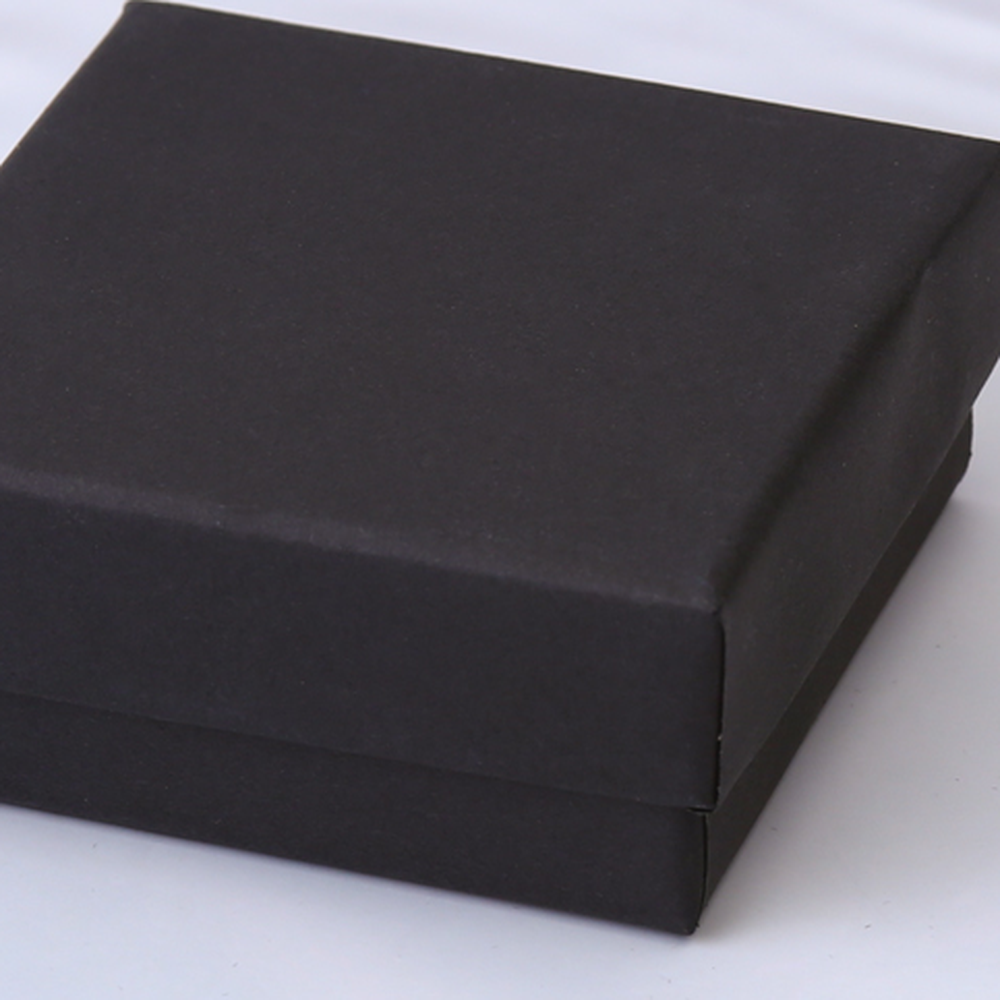정사각검정무지 쥬얼리선물상자 귀걸이반지1구포장박스 7x7cm - 상세 이미지 2