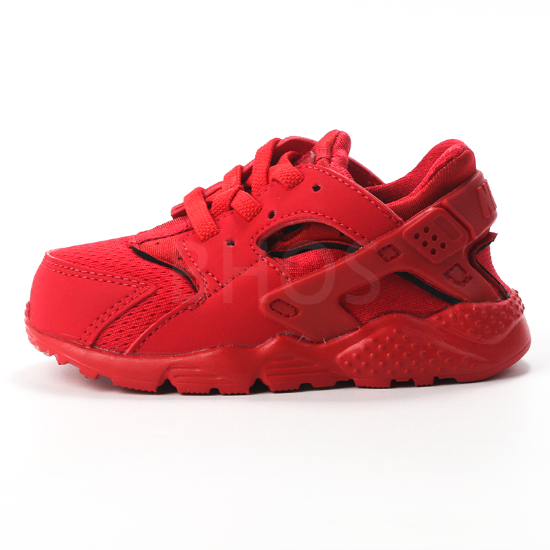나이키 HUARACHE RUN 레드 키즈 캐주얼화 AHS