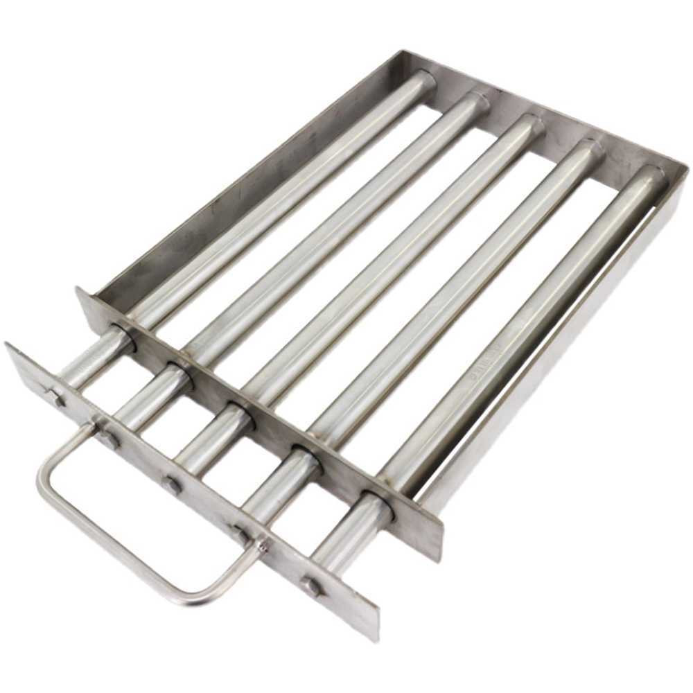 봉자석 선별기 이중층 공장 마그네틱 철가루 제거기 200x200x40mm - 상품 이미지