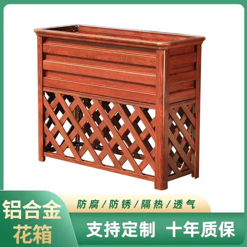 칸막이 화분파티션 야외 테라스 원목 실외인테리어 100x40x40+순 100x80 - 상세 이미지 5