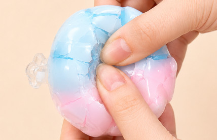 티키탭 와그작 뿌왁볼 솜사탕 왁뿌볼 말랑이 스퀴시 왁스볼 ASMR 스트레스볼 촉감놀이 5종 이미지 6