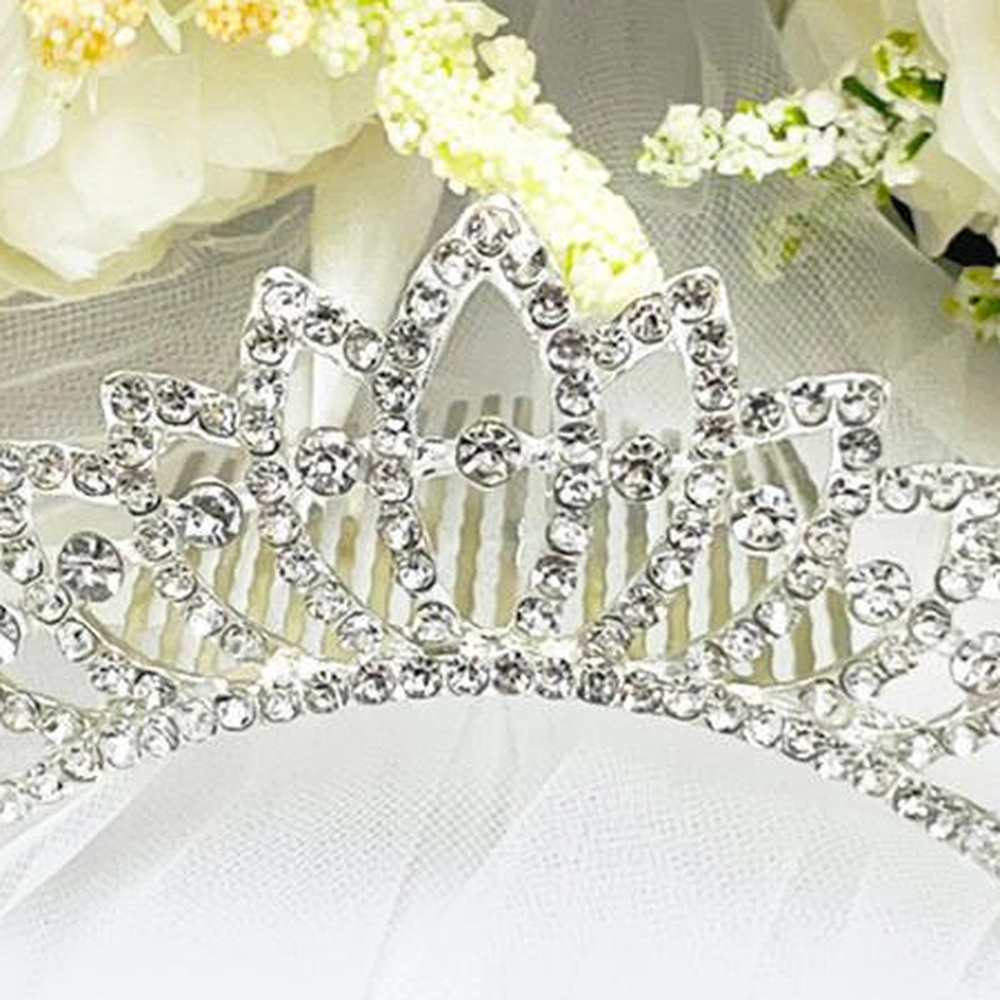 진주큐빅신부악세사리신부머리장식 웨딩촬영헤어악세사리티아라 하트모양결혼식웨딩헤어핀 - 상세 이미지 3