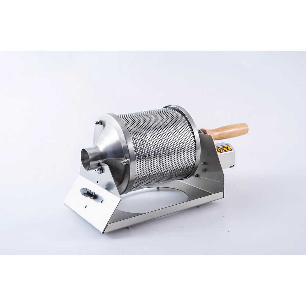 커피 로스팅기 철 회전식 군밤 열풍식 망 핸드 수동식 BX-100 스틸(직화) - 상품 이미지