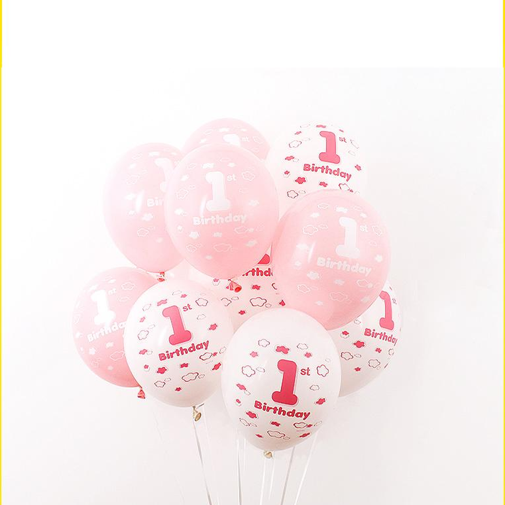 1st 생일축하문구풍선 아기첫돌풍선 첫돌생일상장식 6개입세트 - 상세 이미지 3