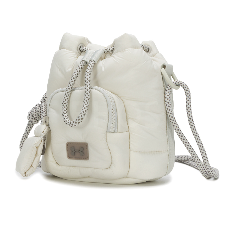 언더아머 UA Studio Puffer Bucket Bag-WHT 화이
