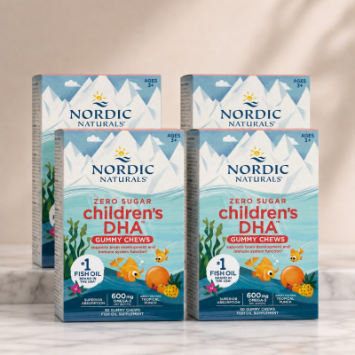 노르딕 내추럴스 어린이 오메가3 600mg 키즈 DHA 젤리타입 30구미 4개월분 - 상품 이미지
