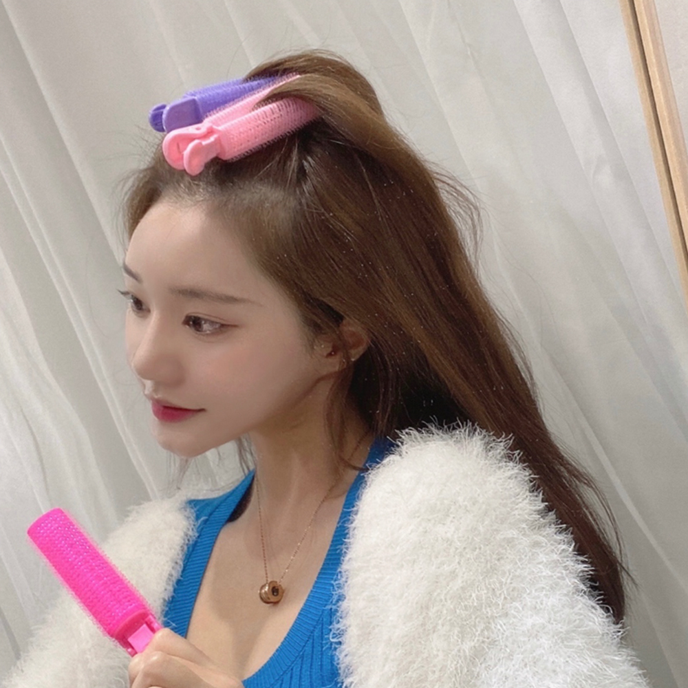 볼륨롤 집게형앞머리스타일링헤어롤 뿌리볼륨헤어정리앞머리롤 1개입 3색 - 상세 이미지 3