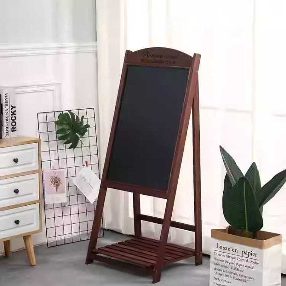 원목 입간판 칠판 블랙보드 카페입간판 칠판메뉴판 흑 흰색 칠판 - 상품 이미지
