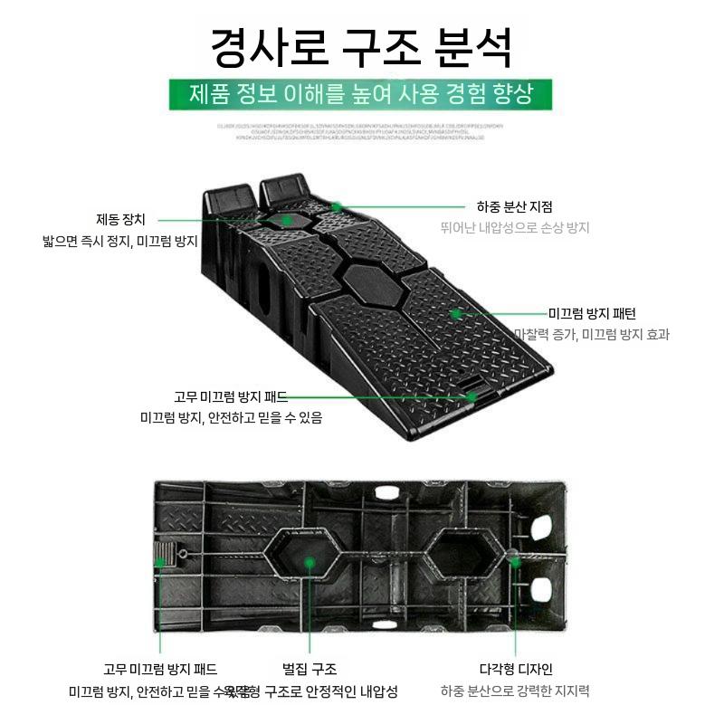 자동차 리프트 경사로 정비 받침대 산업용 휴대용 - 상세 이미지 5