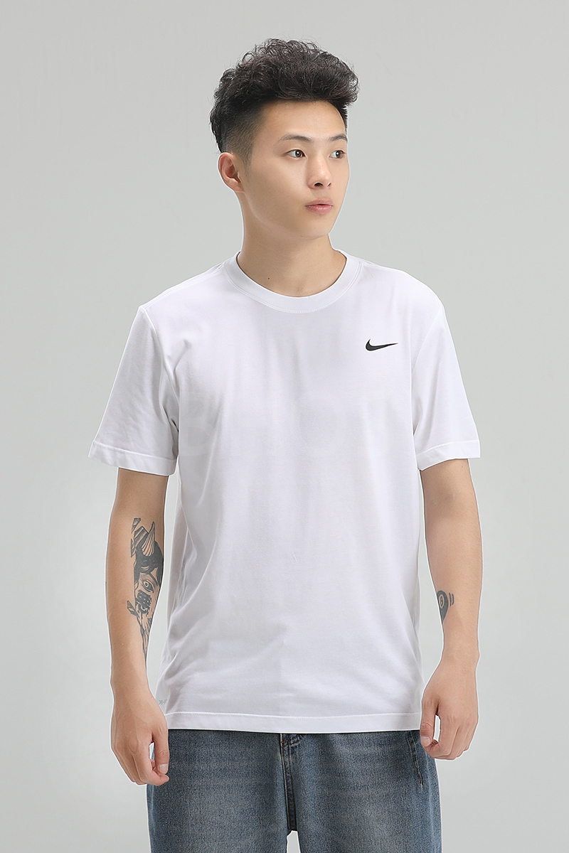 나이키 드라이핏 피트니스 티셔츠 화이