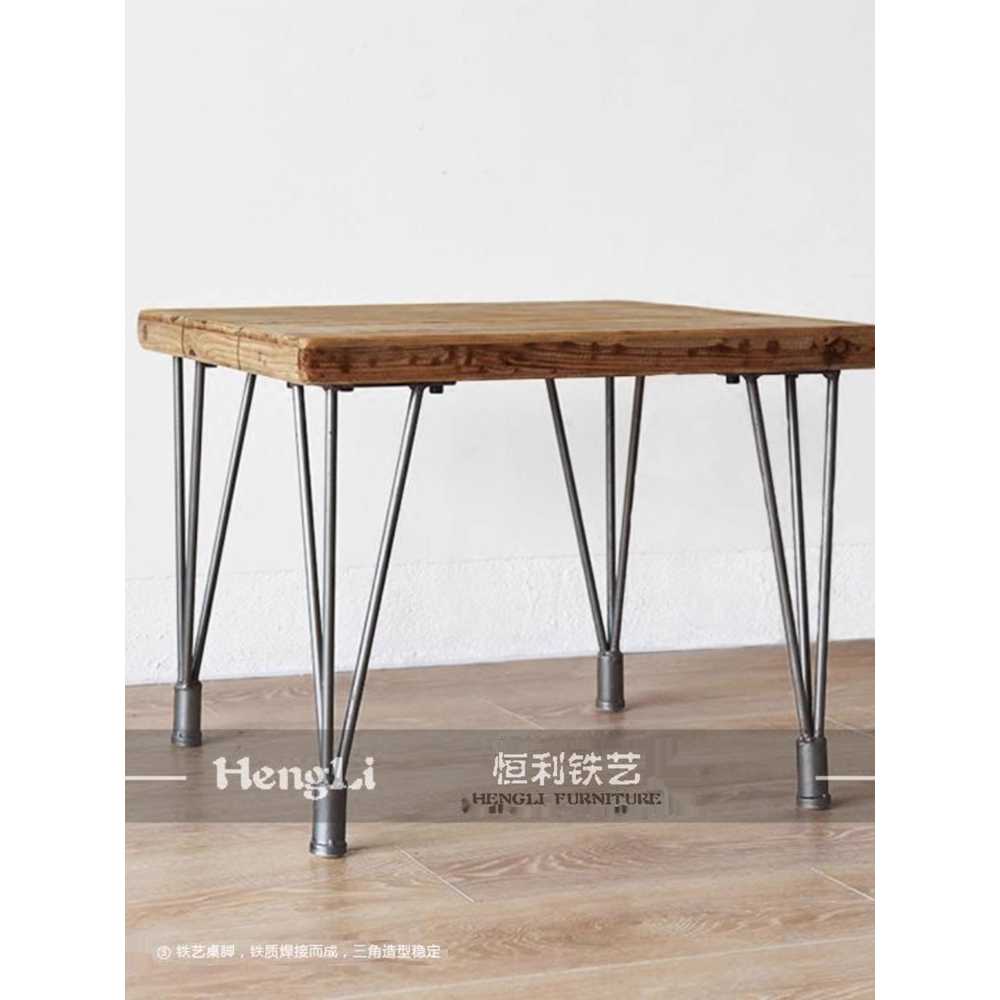 사각 테이블 식탁 매장용 야외 음식점 카페 다이닝 50x50x75 원목 5cm - 상세 이미지 2