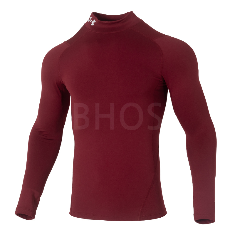언더아머 UA CG Armour Comp Mock 화염레드 남