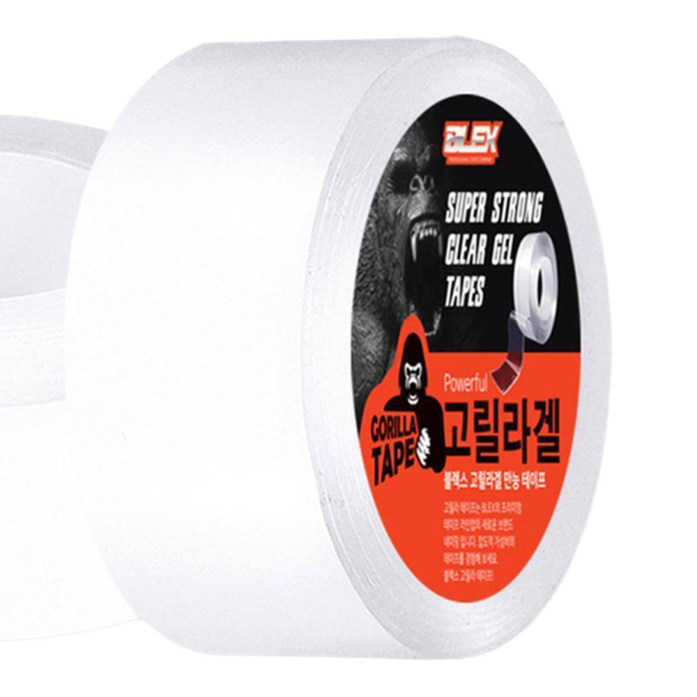 재사용가능 초강력 겔양면테이프 투명 48mm, 1개