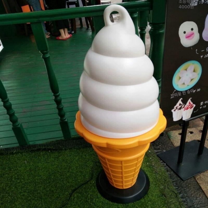 대형 아이스크림 모형 포토존 디저트 입간판 홍보 93cm 높이 멀티컬러 - 상세 이미지 3