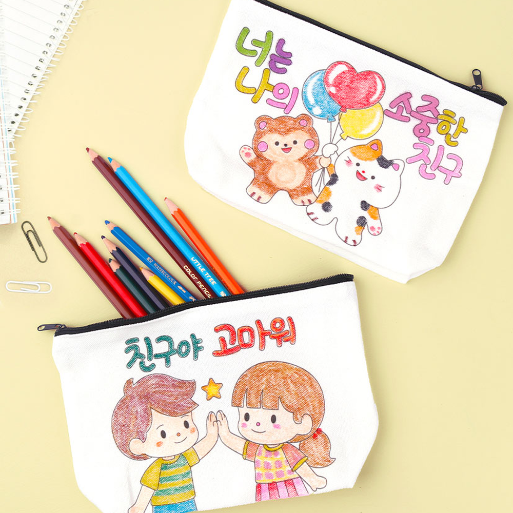 초등바느질만들기용파우치만들기 친구선물실습용바느질파우치 소근육활동체험용 - 상세 이미지 2